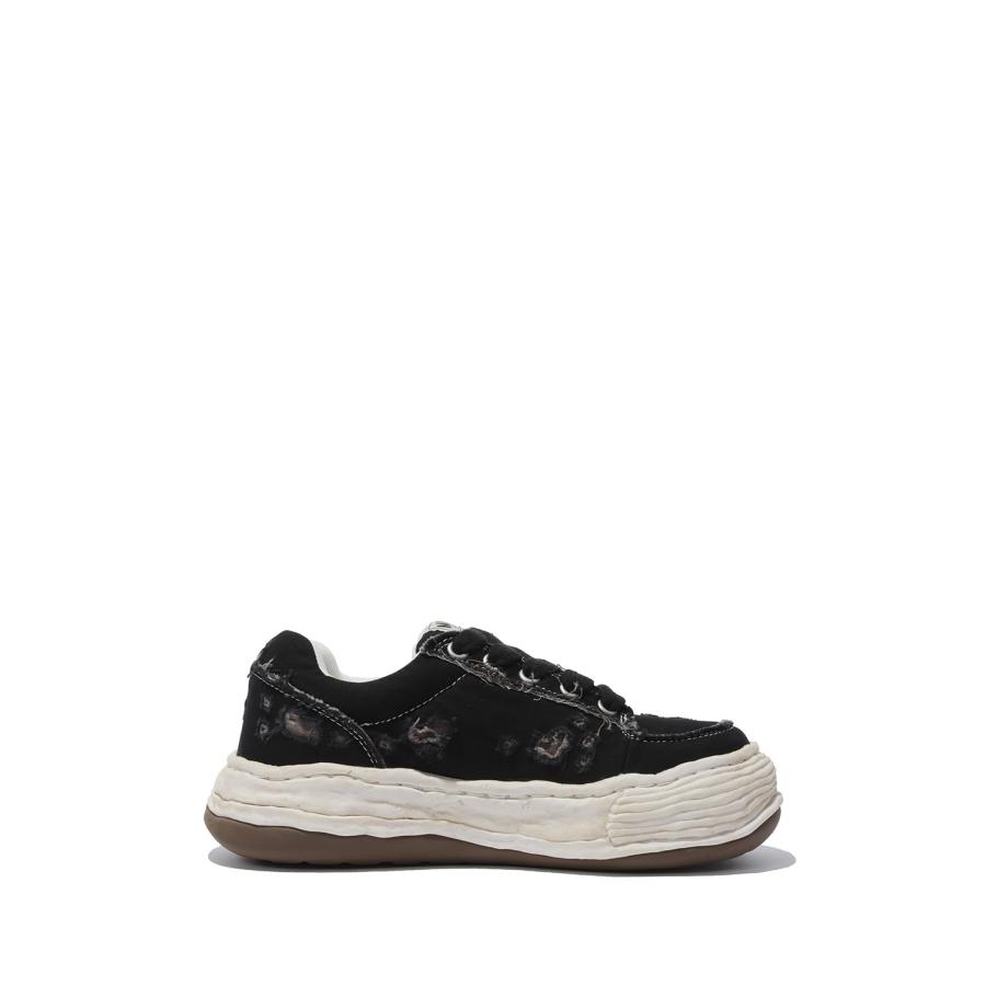 OLIVER / Ripping Canvas Low-Top Sneakers / BLACK (A17FW711) MIHARA YASUHIRO(ミハラ ヤスヒロ) |  | 01