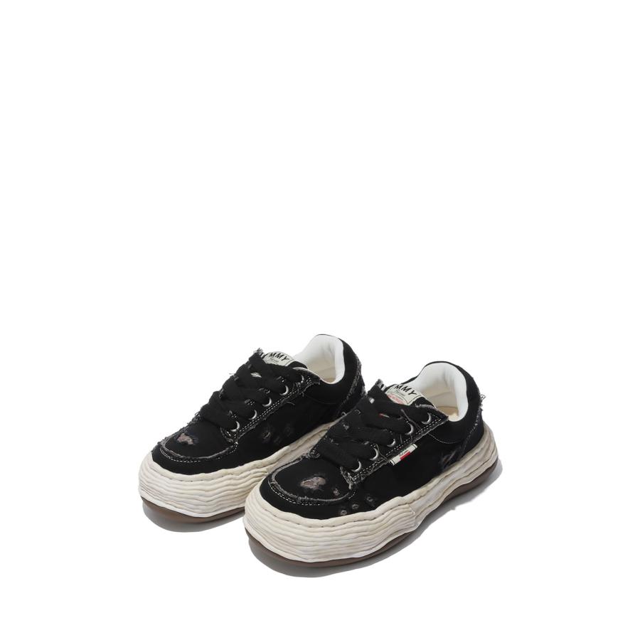 OLIVER / Ripping Canvas Low-Top Sneakers / BLACK (A17FW711) MIHARA YASUHIRO(ミハラ ヤスヒロ) |  | 02