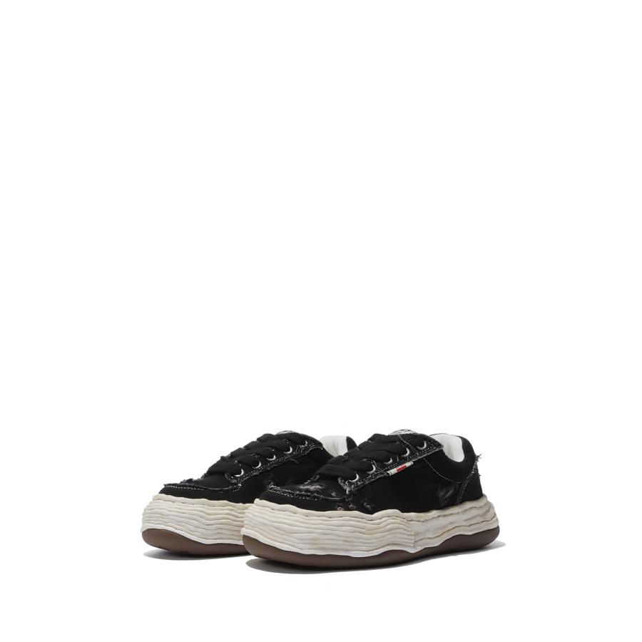OLIVER / Ripping Canvas Low-Top Sneakers / BLACK (A17FW711) MIHARA YASUHIRO(ミハラ ヤスヒロ) |  | 03