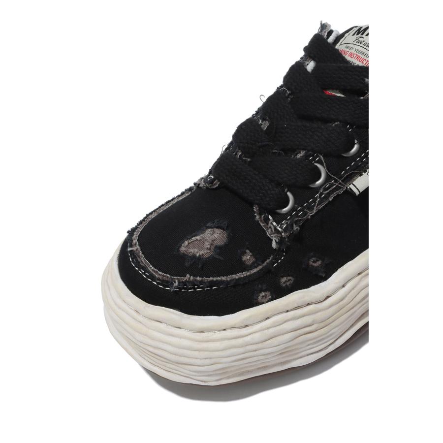 OLIVER / Ripping Canvas Low-Top Sneakers / BLACK (A17FW711) MIHARA YASUHIRO(ミハラ ヤスヒロ) |  | 05