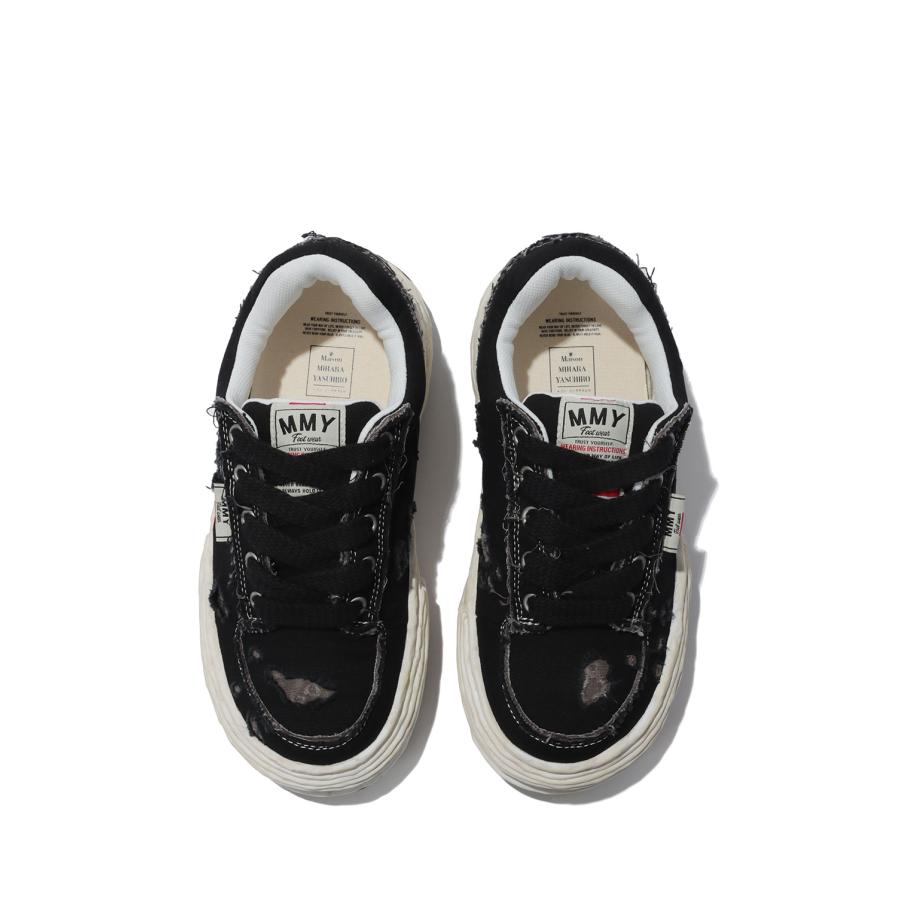 OLIVER / Ripping Canvas Low-Top Sneakers / BLACK (A17FW711) MIHARA YASUHIRO(ミハラ ヤスヒロ) |  | 08