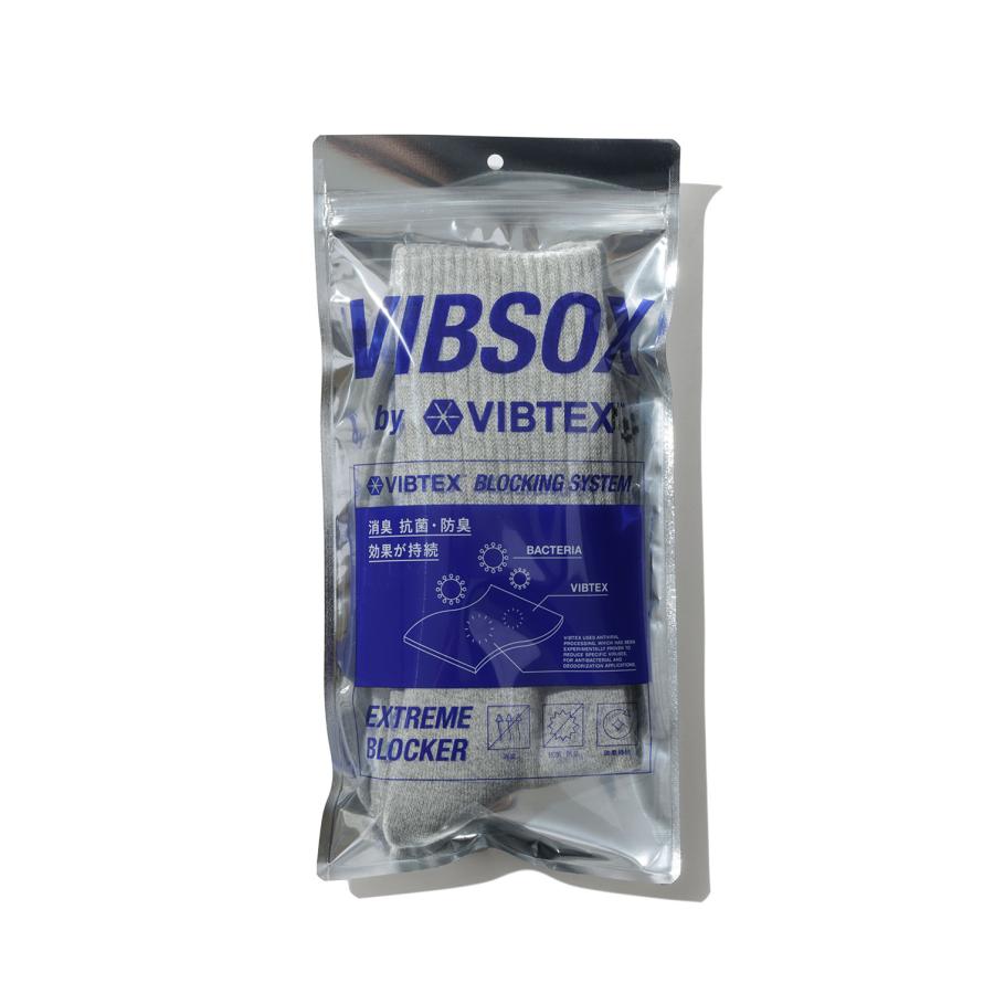 RIB SOCKS - LIGHT HEATHER GRAY (VIS-01) VIBSOX(ビブソックス) | 