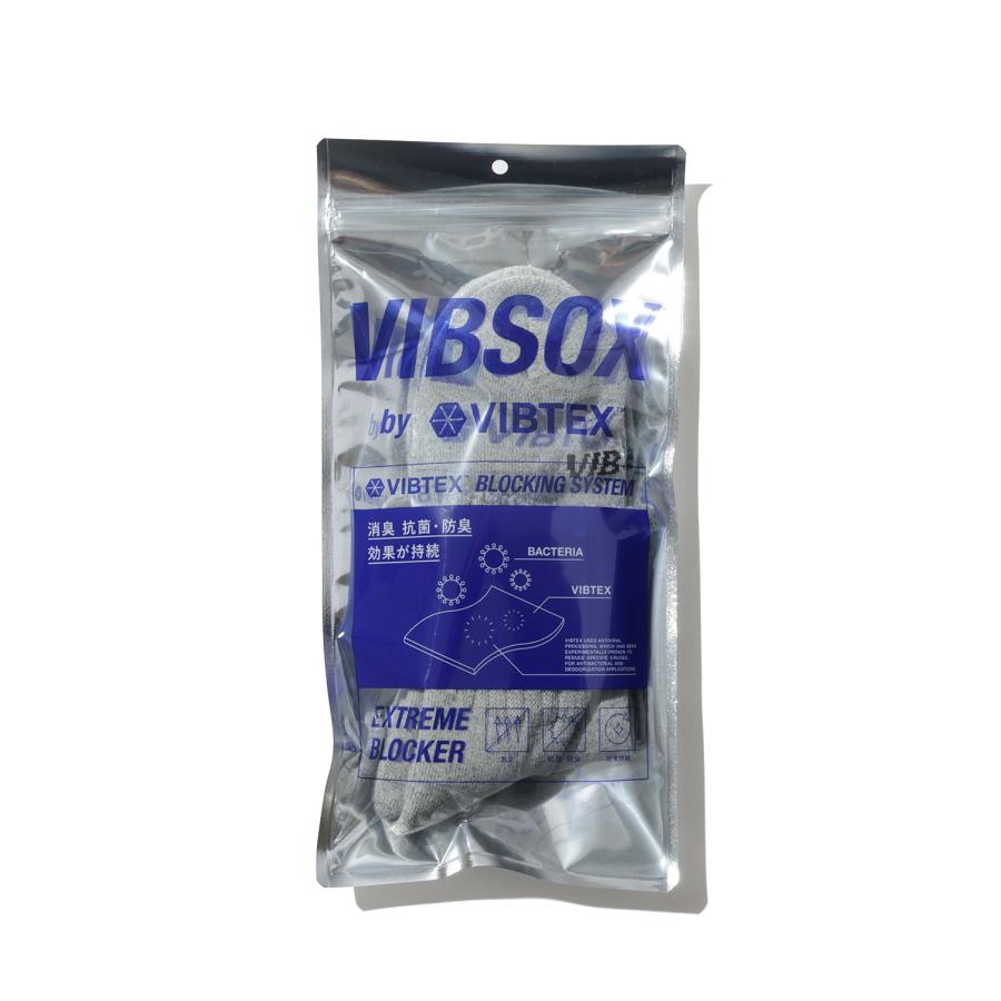 SHORT RIB SOCKS - LIGHT HEATHER GRAY (VIS-02) VIBSOX(ビブソックス) | 