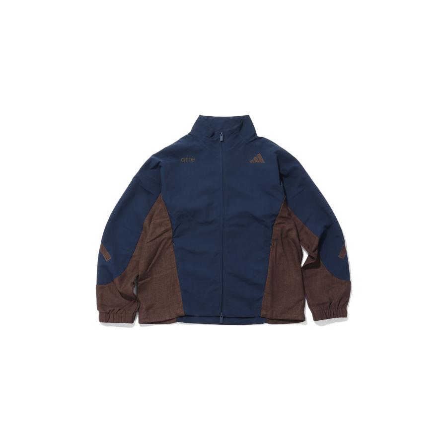 【× Arte Antwerp】Z.N.E. MATERIAL MIX FULL -ZIP - NAVY/BROWN (QH958) adidas Originals(アディダスオリジナルス) | adidas Originals