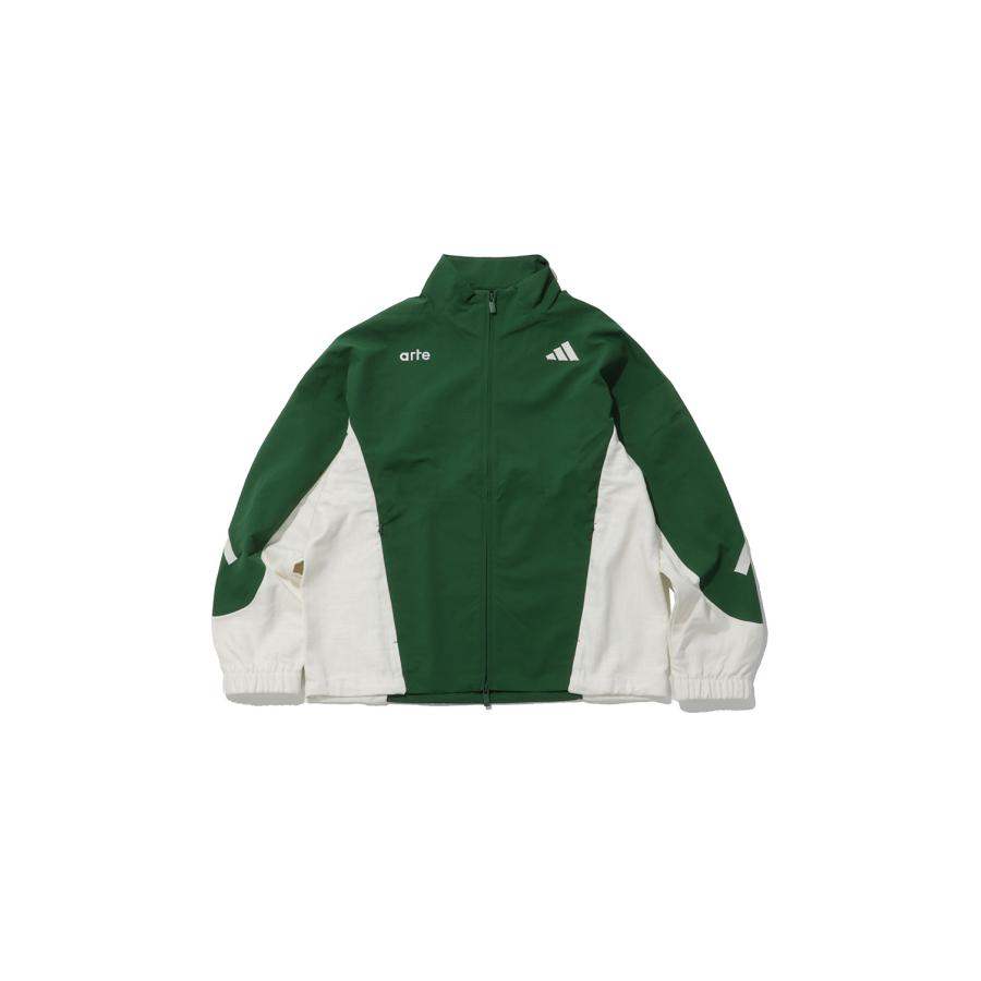 【× Arte Antwerp】Z.N.E. MATERIAL MIX FULL -ZIP - GREEN/WHITE (QH958) adidas Originals(アディダスオリジナルス) | adidas Originals