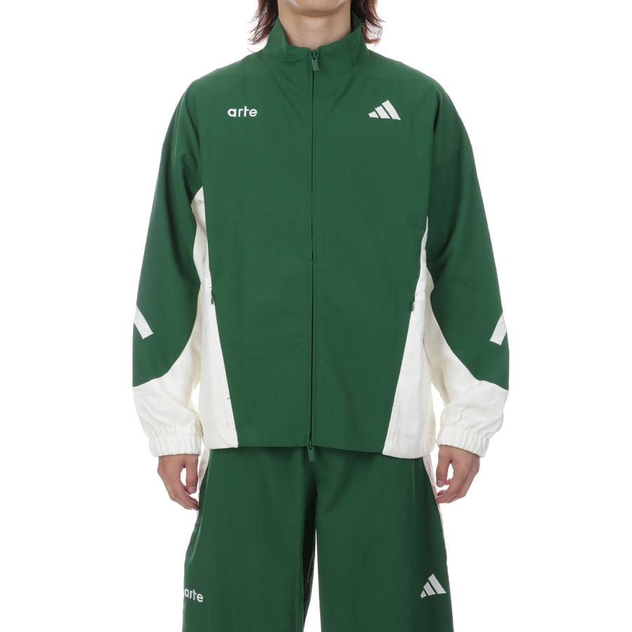 【× Arte Antwerp】Z.N.E. MATERIAL MIX FULL -ZIP - GREEN/WHITE (QH958) adidas Originals(アディダスオリジナルス) | adidas Originals | 02