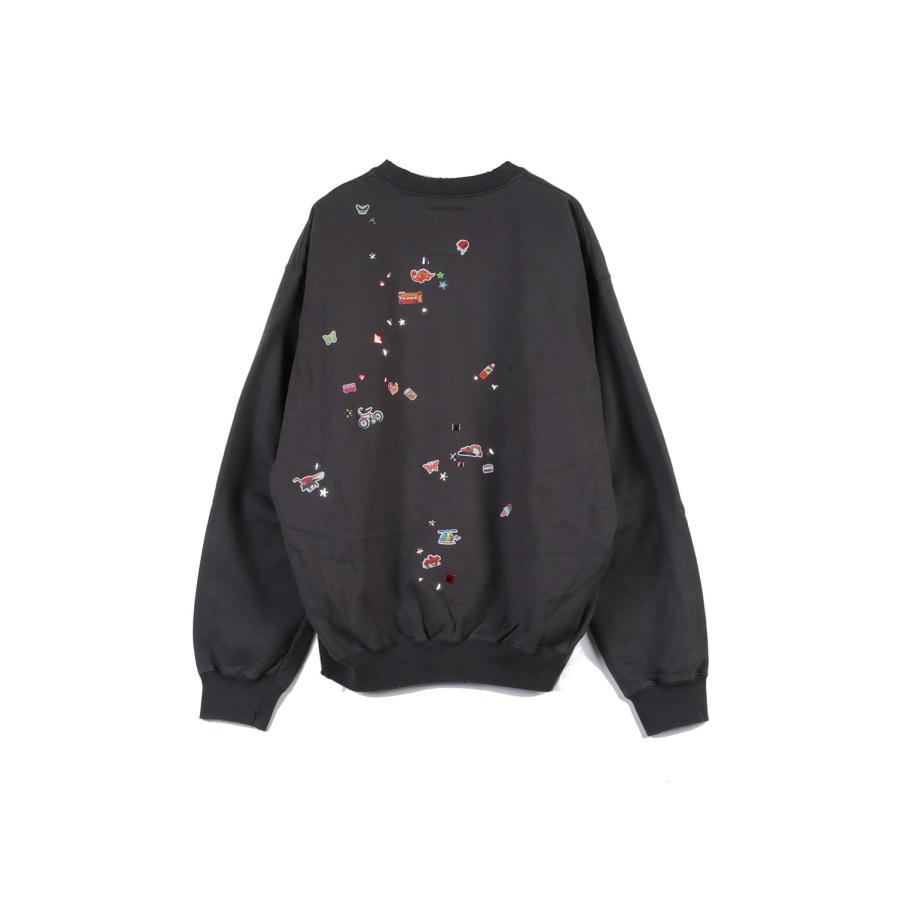 KIDS STICKER SWEAT PO - BLACK (J17PO731) MIHARA YASUHIRO(ミハラ ヤスヒロ) |  | 01