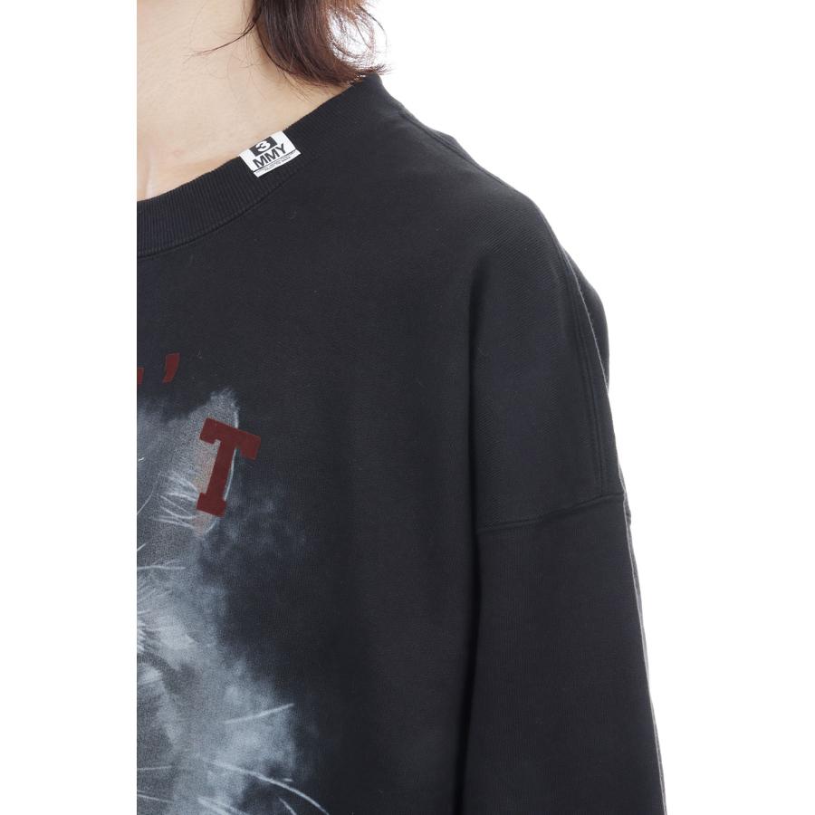 CAT PRINTED SWEAT PO - BLACK (J17PO782) MIHARA YASUHIRO(ミハラ ヤスヒロ) |  | 07