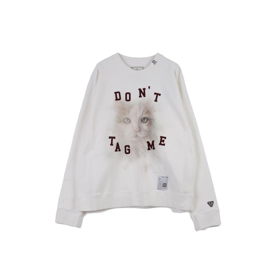 CAT PRINTED SWEAT PO - WHITE (J17PO782) MIHARA YASUHIRO(ミハラ ヤスヒロ) | 