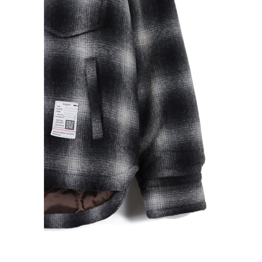 STRIPE PUFFER SHIRTS - BLACK (J17SH185) MIHARA YASUHIRO(ミハラ ヤスヒロ) |  | 02