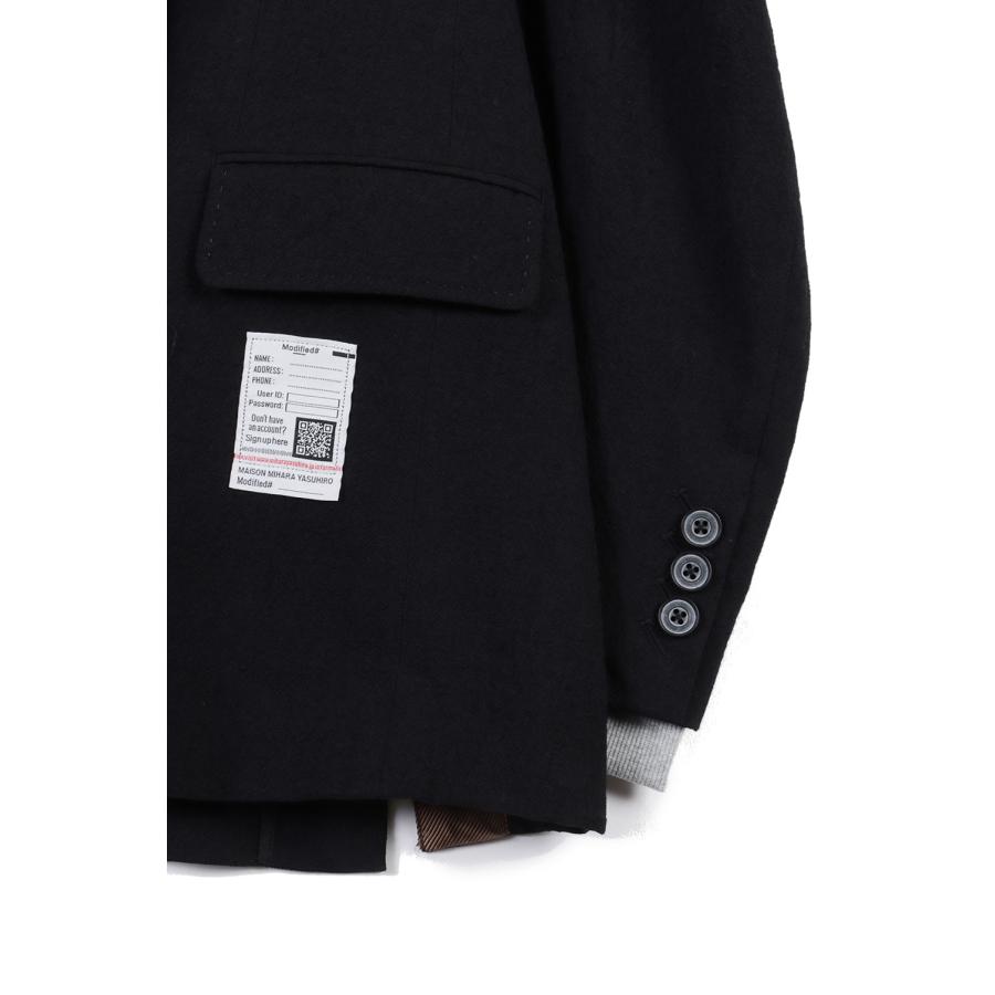 TRIPLE LAYERED BLAZER - BLACK (J17JK131) MIHARA YASUHIRO(ミハラ ヤスヒロ) |  | 03