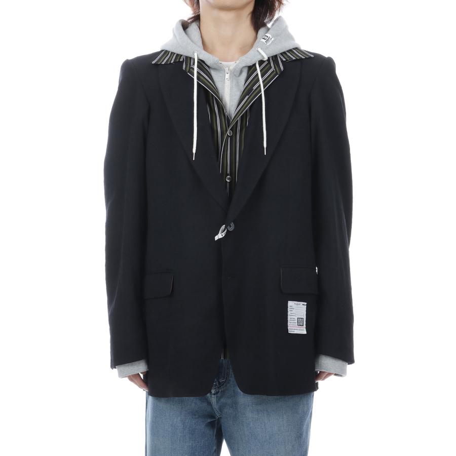 TRIPLE LAYERED BLAZER - BLACK (J17JK131) MIHARA YASUHIRO(ミハラ ヤスヒロ) |  | 04