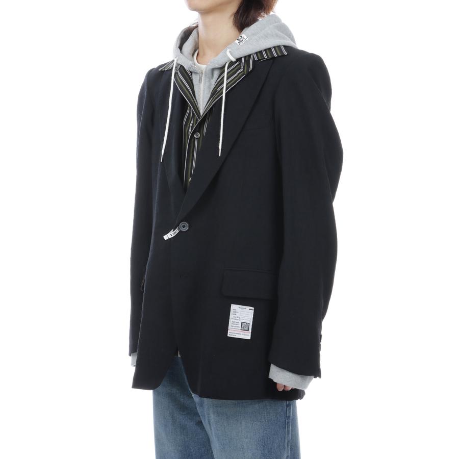TRIPLE LAYERED BLAZER - BLACK (J17JK131) MIHARA YASUHIRO(ミハラ ヤスヒロ) |  | 05