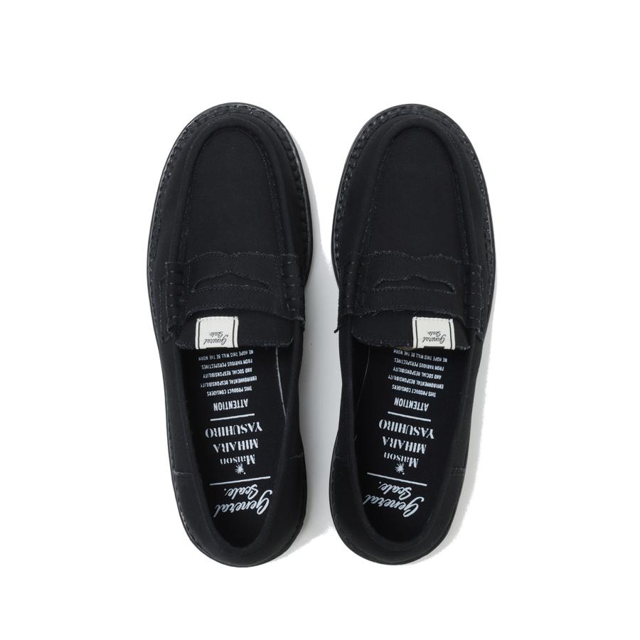 【General Scale.】ANDY / Canvas Loafers - BLACK (S16FW718) MIHARA YASUHIRO(ミハラ ヤスヒロ) |  | 06