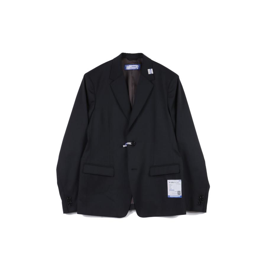 【in・stru(men-tal).】WASHABLE WOOL TWILL JACKET - BLACK (I17JK013) MIHARA YASUHIRO(ミハラ ヤスヒロ) | 