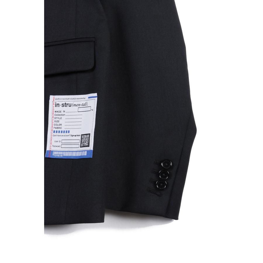 【in・stru(men-tal).】WASHABLE WOOL TWILL JACKET - BLACK (I17JK013) MIHARA YASUHIRO(ミハラ ヤスヒロ) |  | 03