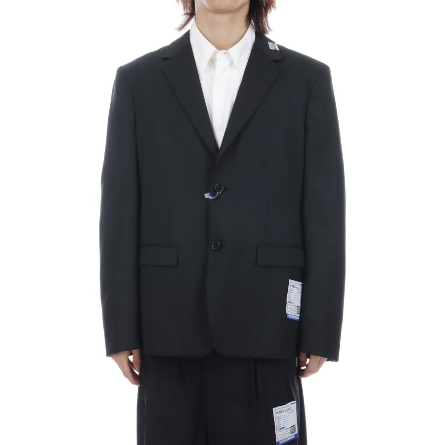 【in・stru(men-tal).】WASHABLE WOOL TWILL JACKET - BLACK (I17JK013) MIHARA YASUHIRO(ミハラ ヤスヒロ) |  | 04