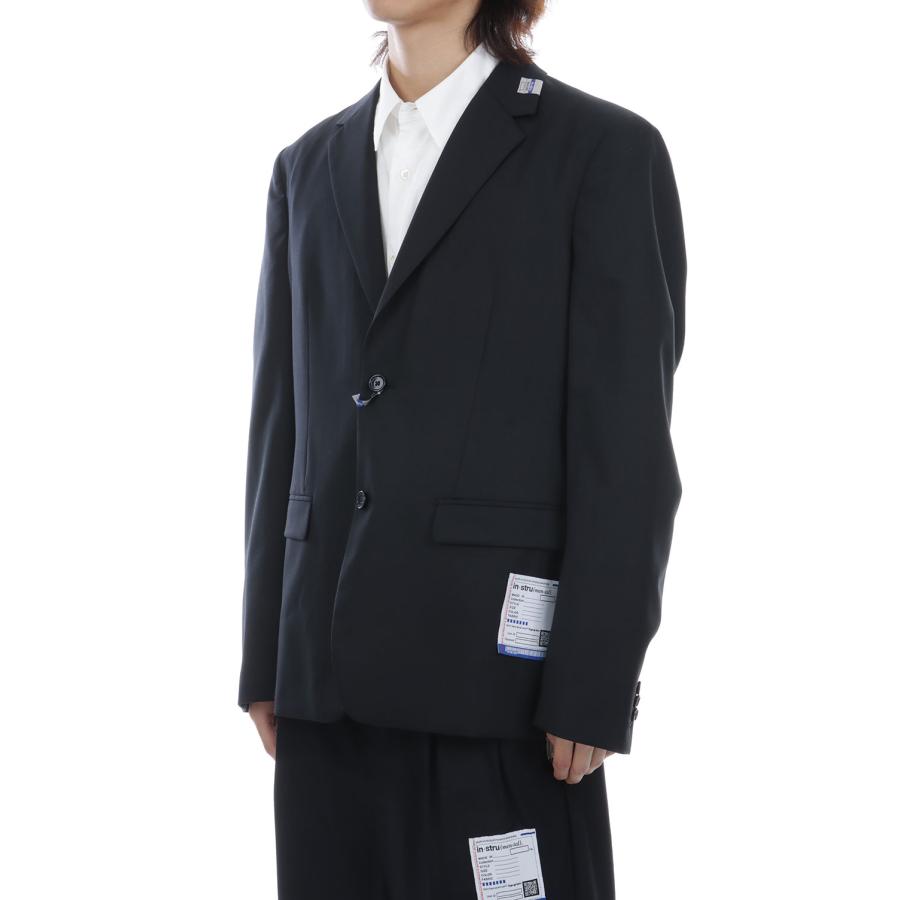 【in・stru(men-tal).】WASHABLE WOOL TWILL JACKET - BLACK (I17JK013) MIHARA YASUHIRO(ミハラ ヤスヒロ) |  | 05