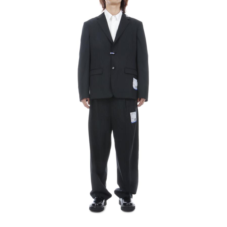 【in・stru(men-tal).】WASHABLE WOOL TWILL JACKET - BLACK (I17JK013) MIHARA YASUHIRO(ミハラ ヤスヒロ) |  | 09