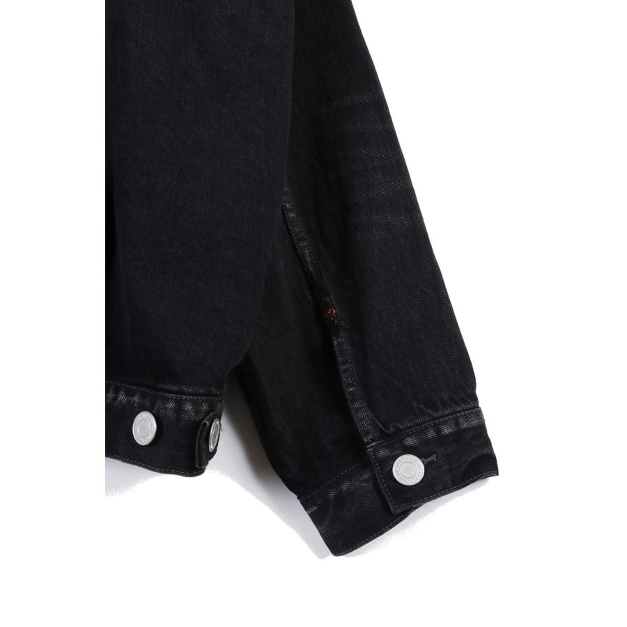 【in・stru(men-tal).】HARD WASHED SELVAGE DENIM JACKET - BLACK (I17BL021) MIHARA YASUHIRO(ミハラ ヤスヒロ) |  | 02