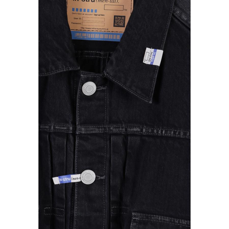 【in・stru(men-tal).】HARD WASHED SELVAGE DENIM JACKET - BLACK (I17BL021) MIHARA YASUHIRO(ミハラ ヤスヒロ) |  | 03