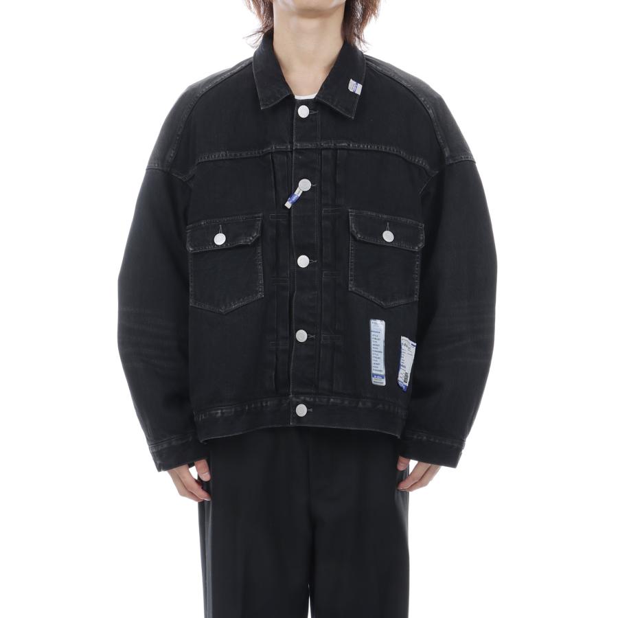 【in・stru(men-tal).】HARD WASHED SELVAGE DENIM JACKET - BLACK (I17BL021) MIHARA YASUHIRO(ミハラ ヤスヒロ) |  | 04
