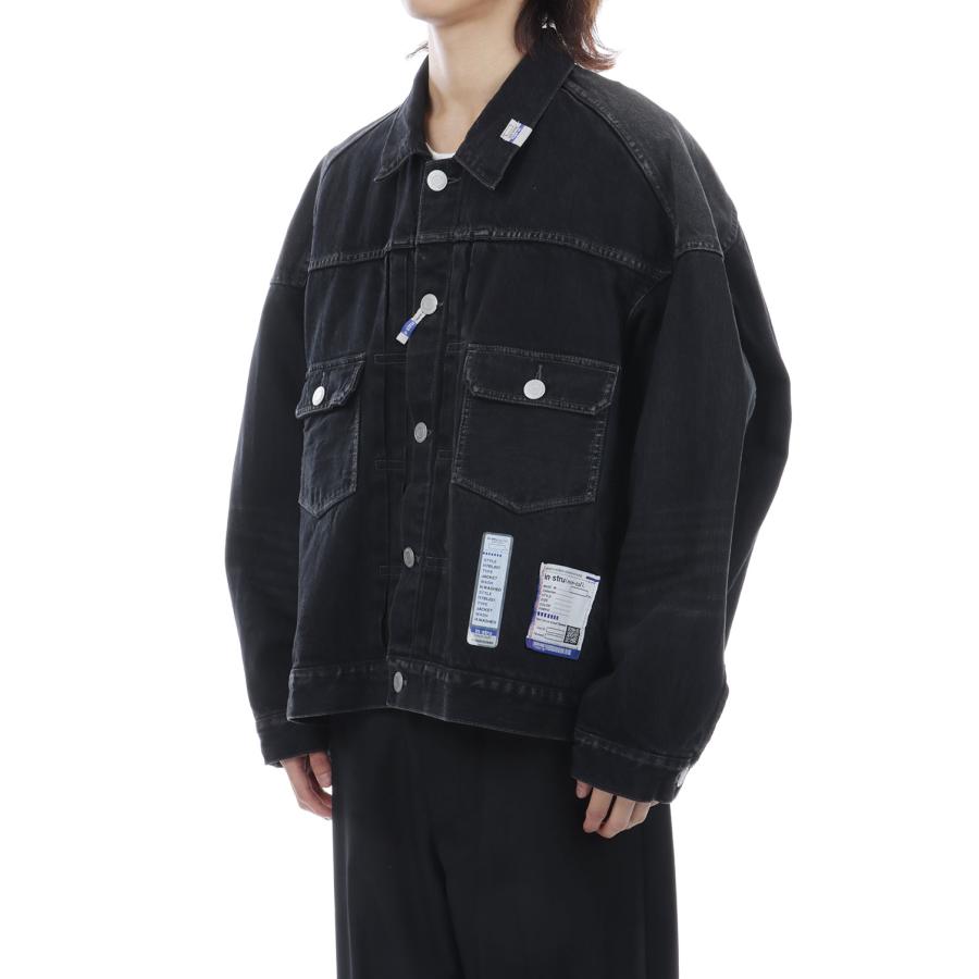 【in・stru(men-tal).】HARD WASHED SELVAGE DENIM JACKET - BLACK (I17BL021) MIHARA YASUHIRO(ミハラ ヤスヒロ) |  | 05