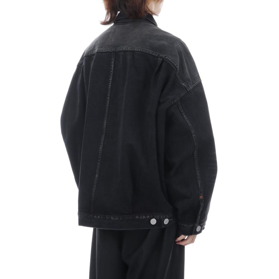 【in・stru(men-tal).】HARD WASHED SELVAGE DENIM JACKET - BLACK (I17BL021) MIHARA YASUHIRO(ミハラ ヤスヒロ) |  | 06