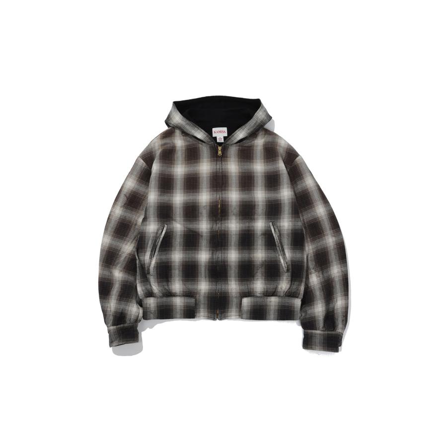 OG Check Sun-Faded Blouson - BLACK (G17BL037) KAMIYA(カミヤ) | 