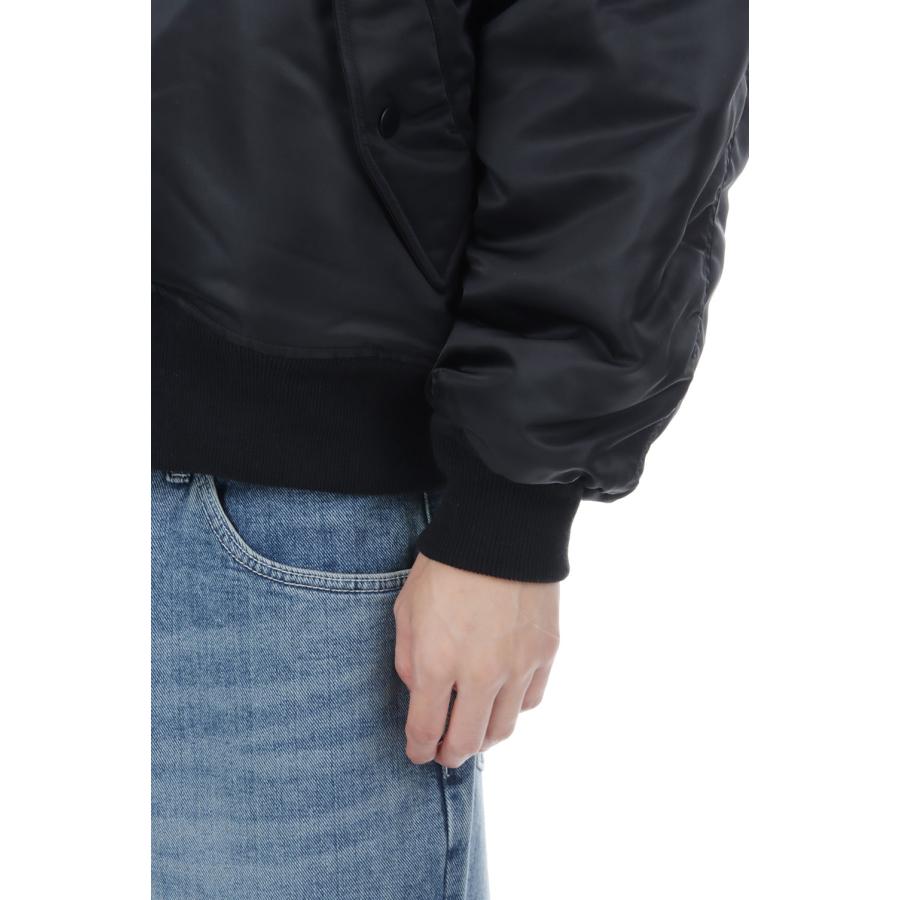 Embroidered Fur Collar Flight Jacket - BLACK (G17BL026) KAMIYA(カミヤ) |  | 07