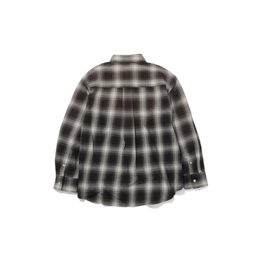 OG Check Sun-Faded B/D Shirt - BLACK (G17SH040) KAMIYA(カミヤ) |  | 01
