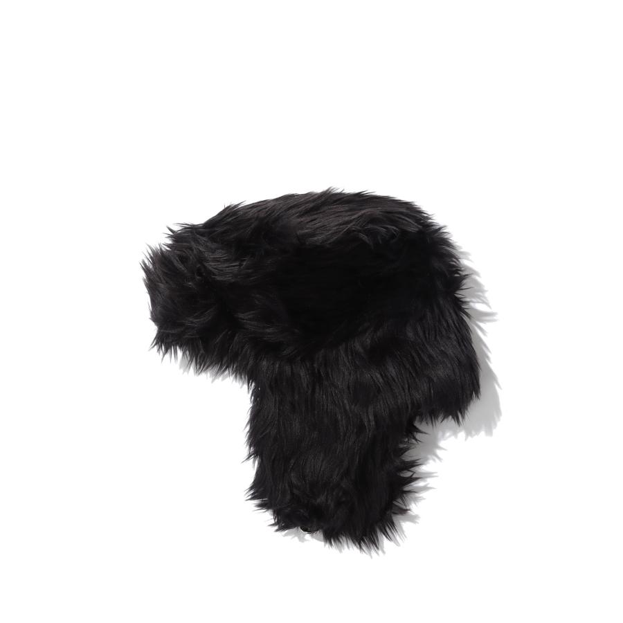 CA4LA x KAMIYA / Faux Fur Trapper Hat - BLACK (G17AC301) KAMIYA(カミヤ) |  | 02