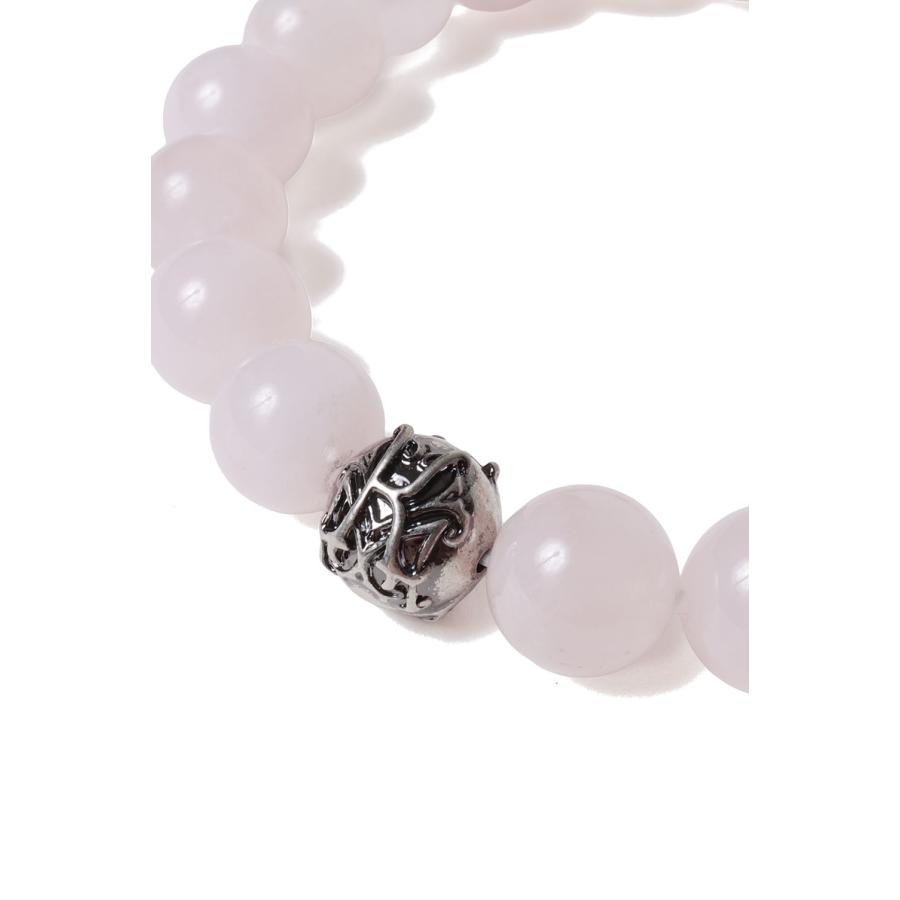"KMY Ball" Natural Stone Blacelet - PINK (G17AC219) KAMIYA(カミヤ) |  | 02