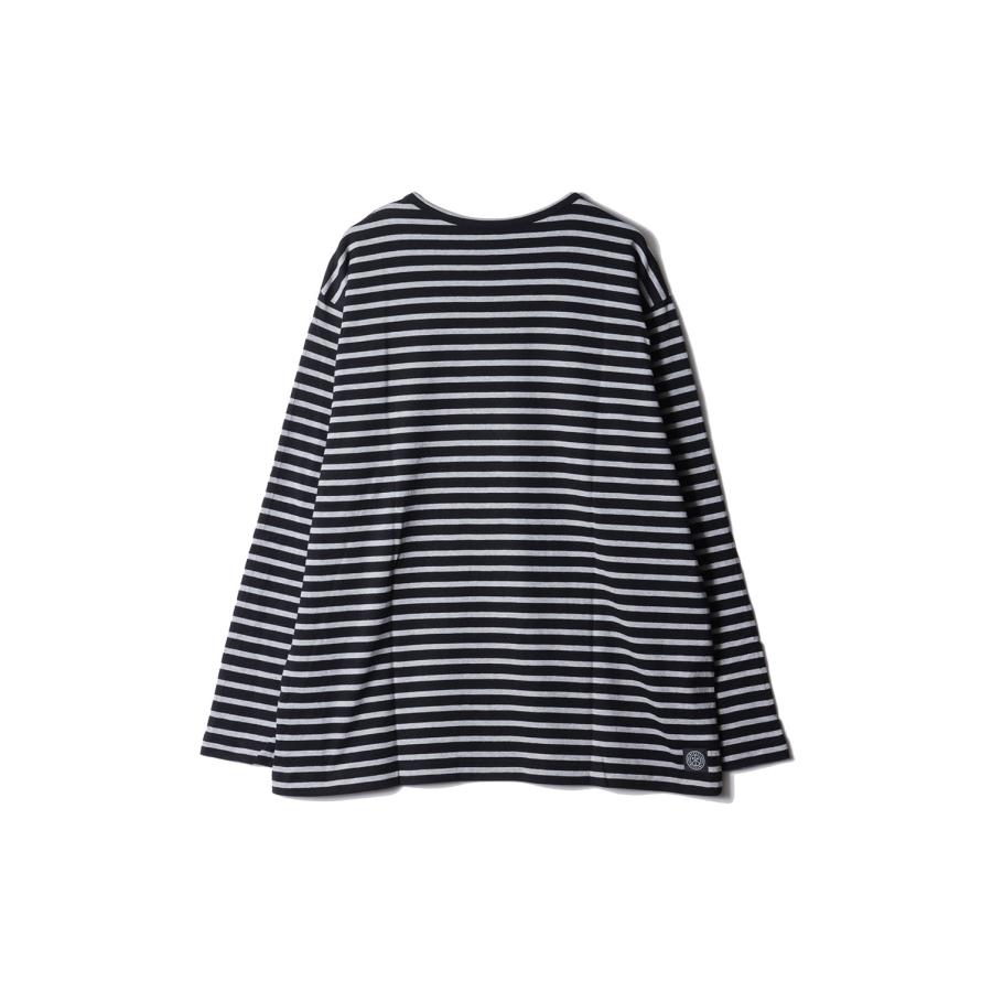 H/W BEATNIK BORDER CREWNECK / BLACK (BFA-P-006-4279) Porter Classic(ポータークラシック) |  | 01