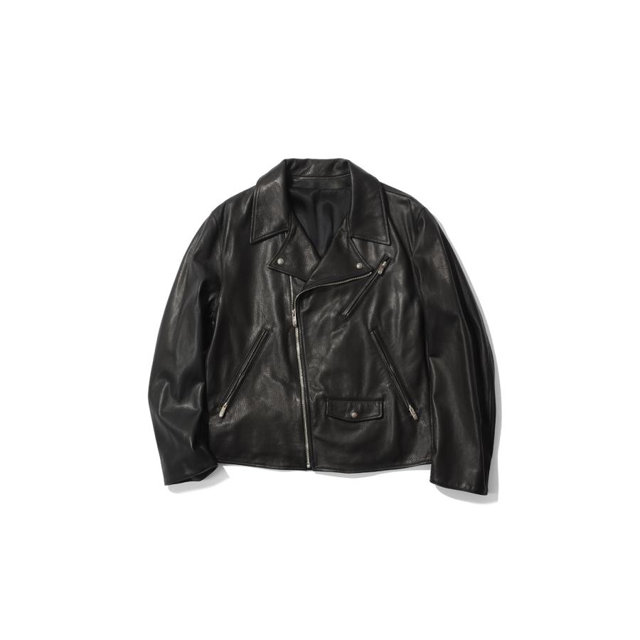 PC RIDERS JACKET W / LOVE & PEACE SILVER / BLACK (BFA-P-017-1962) Porter Classic(ポータークラシック) | 