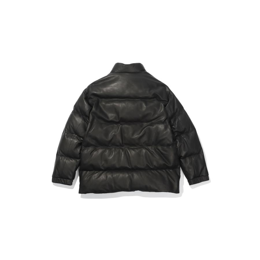 LEATHER DOWN JACKET W / LOVE & PEACE SILVER (ENTREFINO / BLACK (BFA-P-017-3592) Porter Classic(ポータークラシック) |  | 01