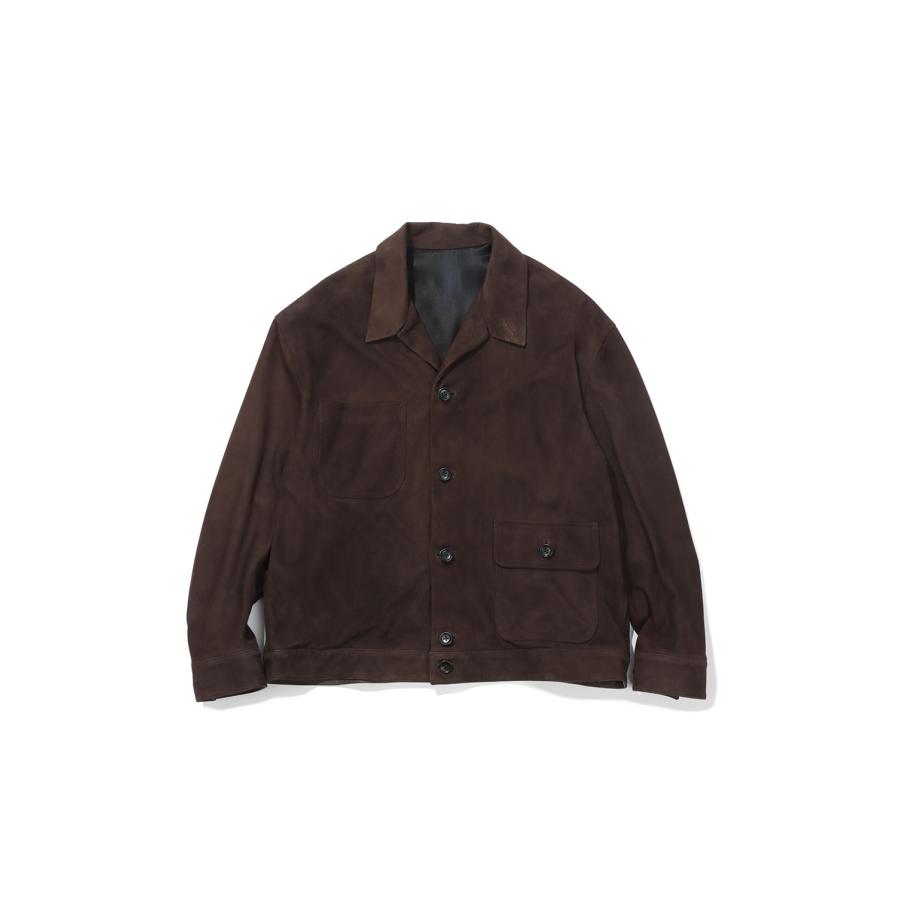 【P5倍】LEATHER SUEDE DUKE JACKET (ENTREFINO) / BROWN (BFA-P-017-4230) Porter Classic(ポータークラシック) | 
