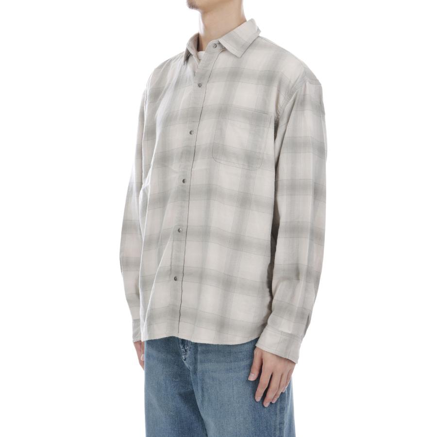 L/S Flannel Ombre Check Shirt - Fossil Ivory Check (NR62630) The North Face(ザ・ノース・フェイス) | THE NORTH FACE | 03