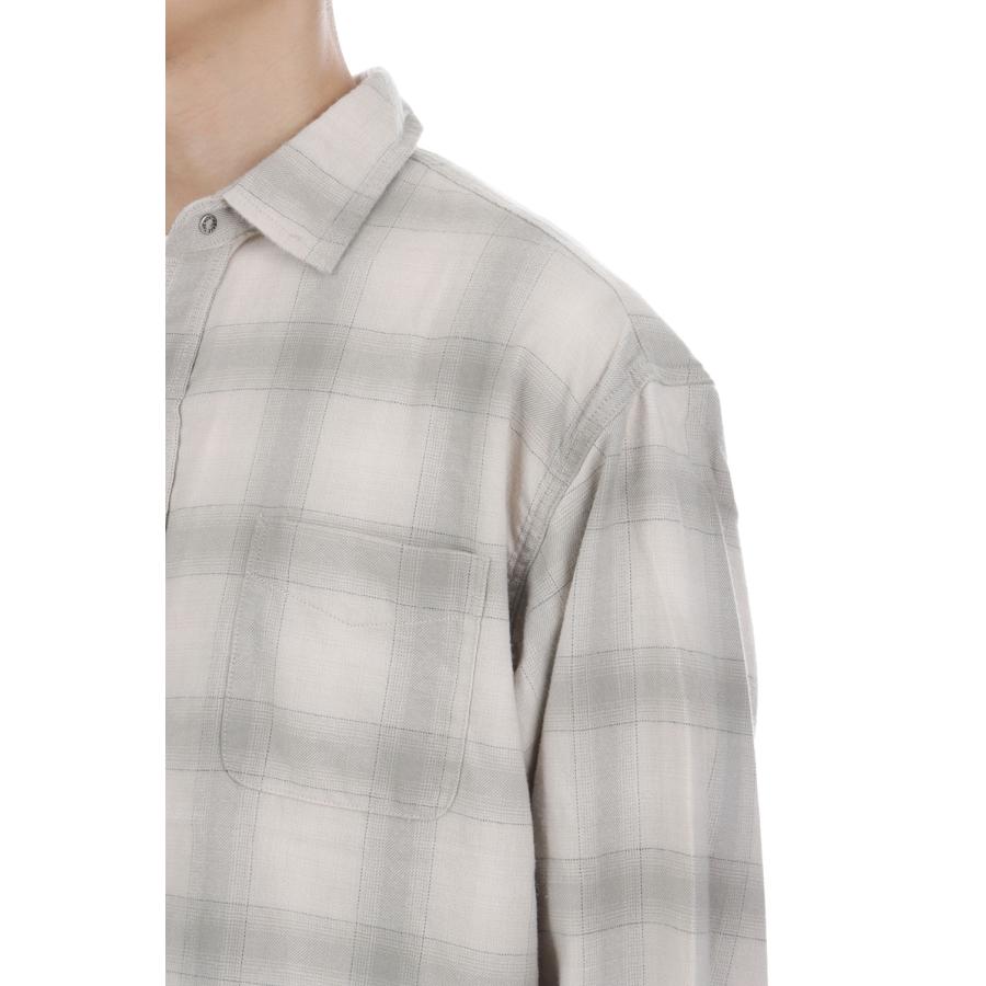 L/S Flannel Ombre Check Shirt - Fossil Ivory Check (NR62630) The North Face(ザ・ノース・フェイス) | THE NORTH FACE | 06