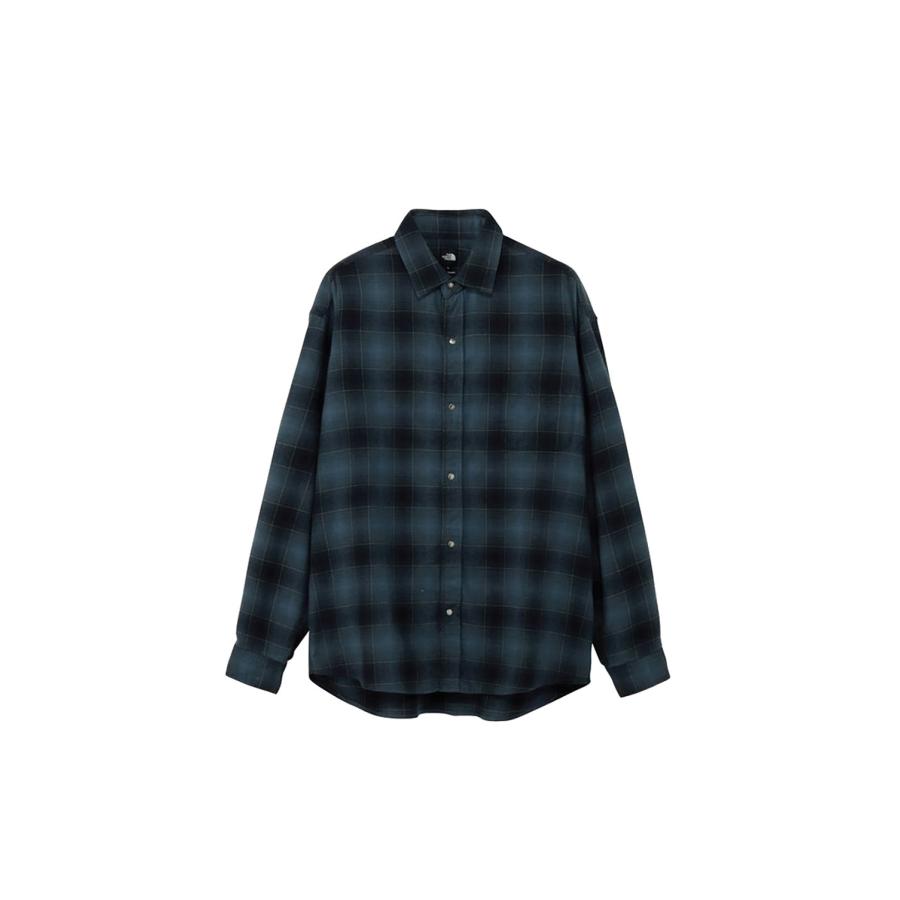L/S Flannel Ombre Check Shirt - Aviator Navy Check (NR62630) The North Face(ザ・ノース・フェイス) | THE NORTH FACE