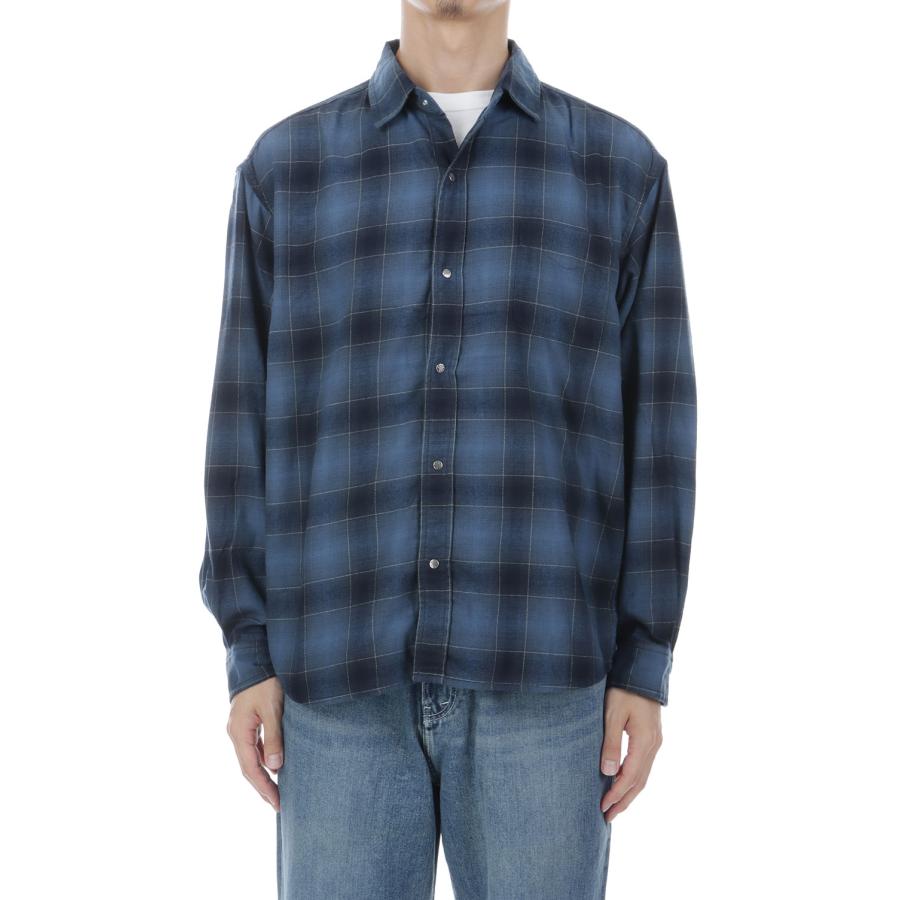 L/S Flannel Ombre Check Shirt - Aviator Navy Check (NR62630) The North Face(ザ・ノース・フェイス) | THE NORTH FACE | 02