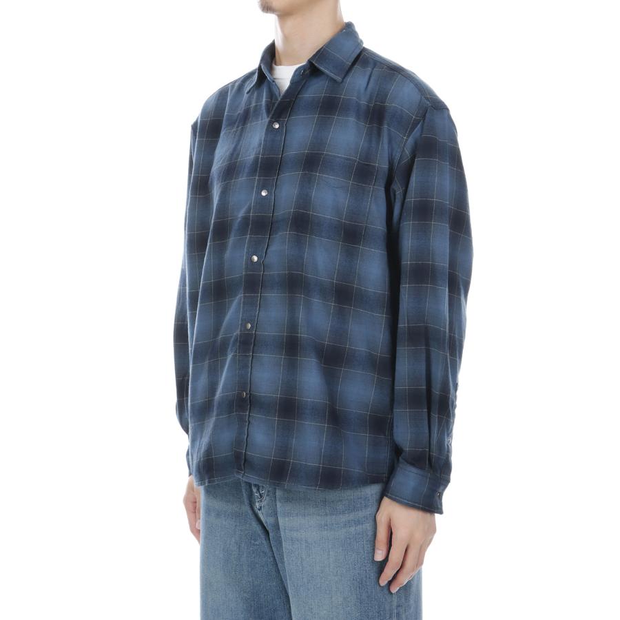 L/S Flannel Ombre Check Shirt - Aviator Navy Check (NR62630) The North Face(ザ・ノース・フェイス) | THE NORTH FACE | 03