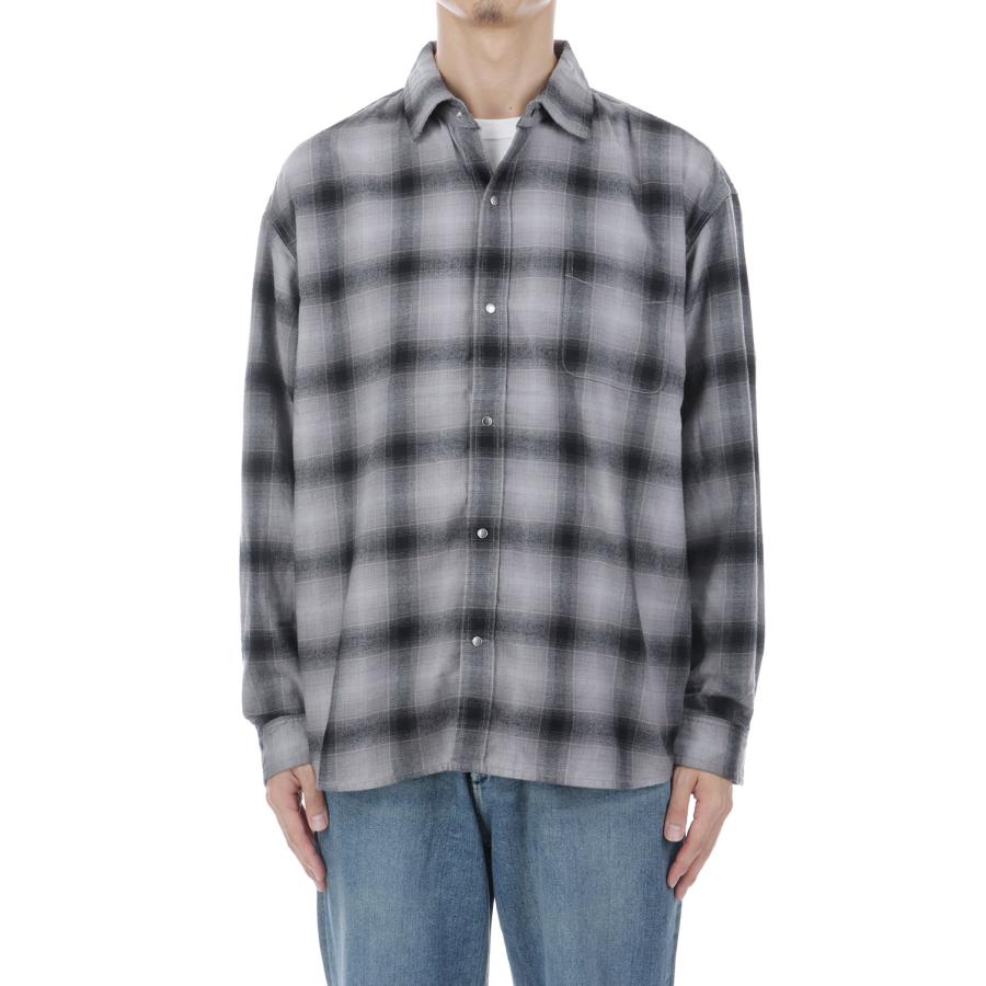 L/S Flannel Ombre Check Shirt - Black Check (NR62630) The North Face(ザ・ノース・フェイス) | THE NORTH FACE | 02