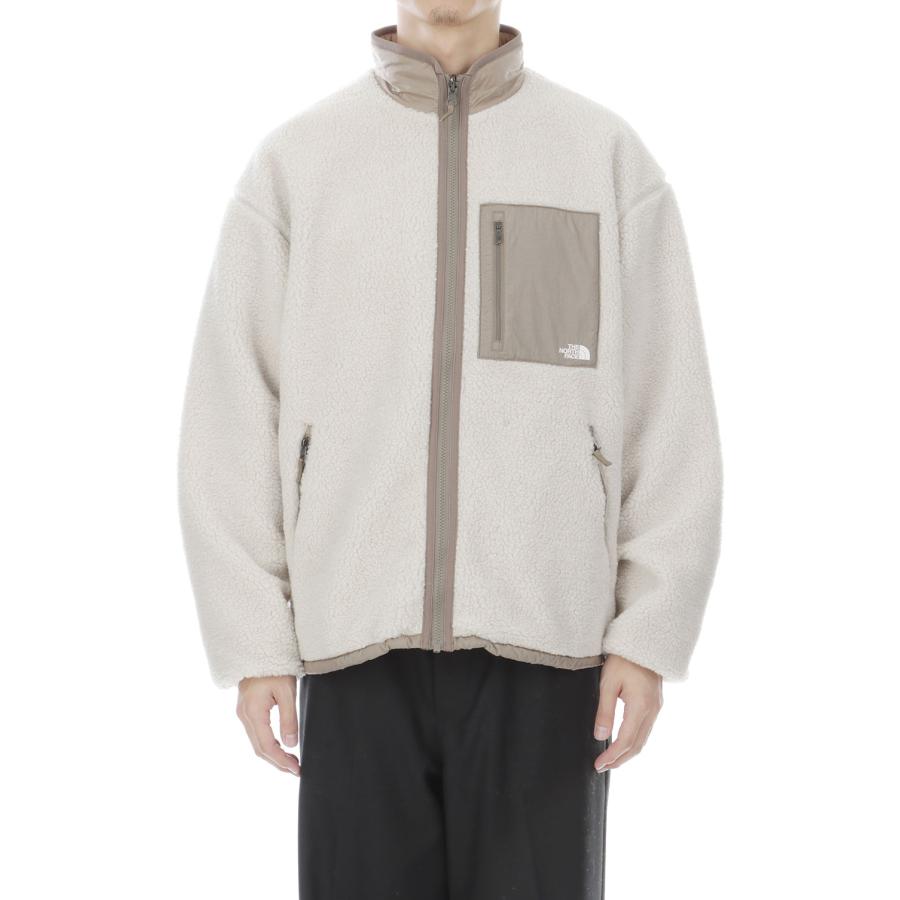 Reversible Extreme Pile Fleece Jacket - Fossil Ivory / Mushroom (NP72536) The North Face(ザ・ノース・フェイス) | THE NORTH FACE | 02