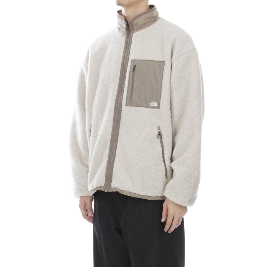 Reversible Extreme Pile Fleece Jacket - Fossil Ivory / Mushroom (NP72536) The North Face(ザ・ノース・フェイス) | THE NORTH FACE | 03
