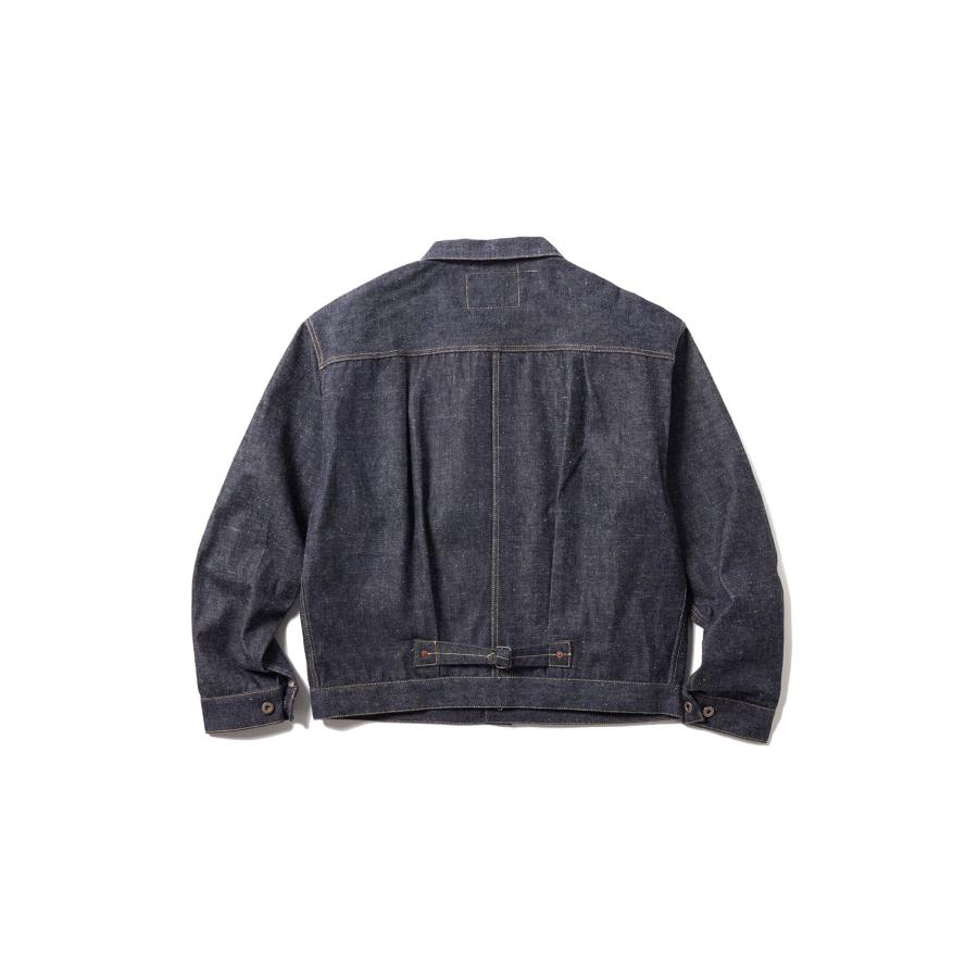 RECYCLED WASTE SUVIN COTTON YARN 14oz. DENIM BLOUSE WWII MODEL - N.NAVY (GL16001N ) Gold(ゴールド) |  | 01