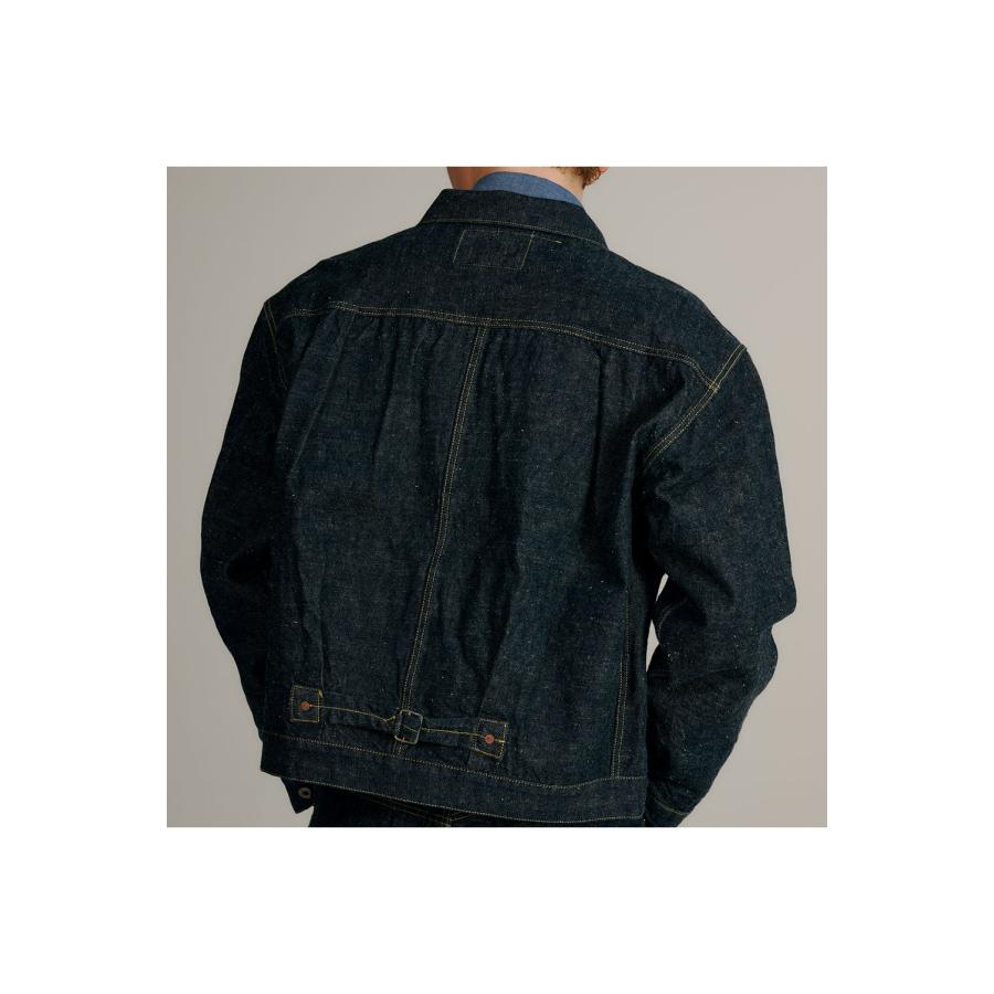 RECYCLED WASTE SUVIN COTTON YARN 14oz. DENIM BLOUSE WWII MODEL - N.NAVY (GL16001N ) Gold(ゴールド) |  | 05