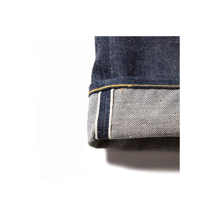 RECYCLED WASTE SUVIN COTTON YARN 140z. DENIM SPOCKET WIDE PANTS WW I MODEL - N.NAVY (GL42675N) Gold(ゴールド) |  | 02