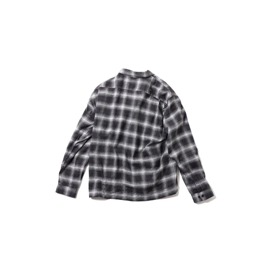 COTTON/SILK NEP CHECK OPEN SHIRT - BROWN (GL29754) Gold(ゴールド) |  | 01