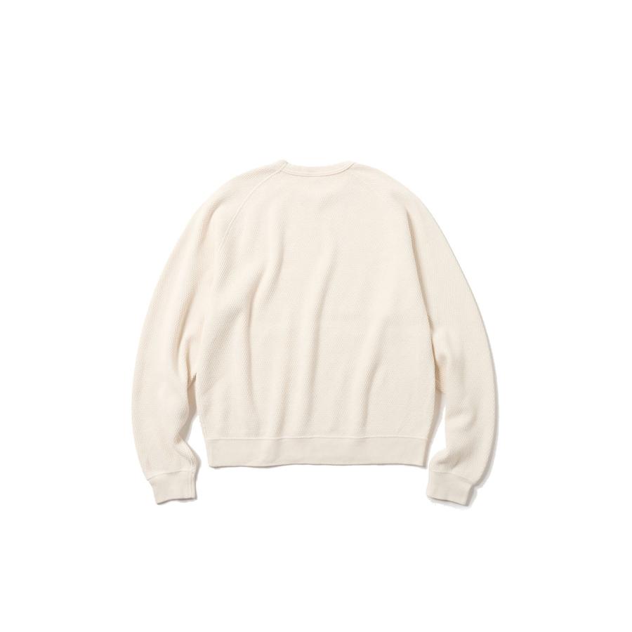 HEAVY THERMAL RAGLAN CREW NECK SHIRT - NATURAL (GL69771) Gold(ゴールド) |  | 01